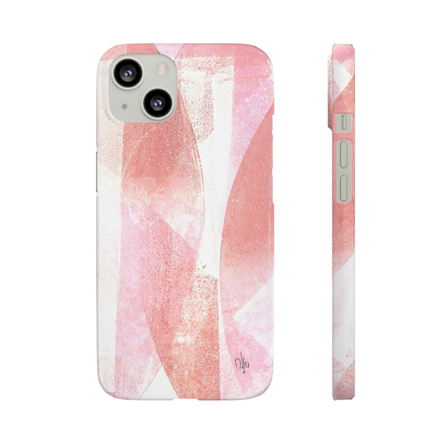 iPhone Samsung Galaxy Pixel5G Snap Case Phone Case Red Glass