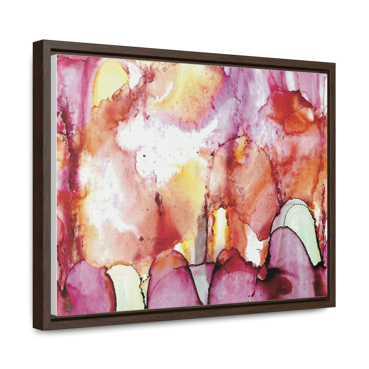Off the Grid 12 Framed Canvas Print - Alja Design