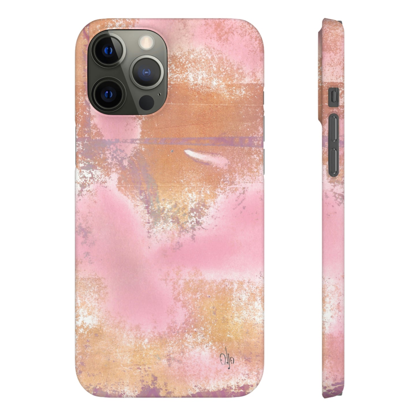 iPhone Samsung Galaxy Pixel5G Snap Case Phone Case Passionate Pink - Alja Design