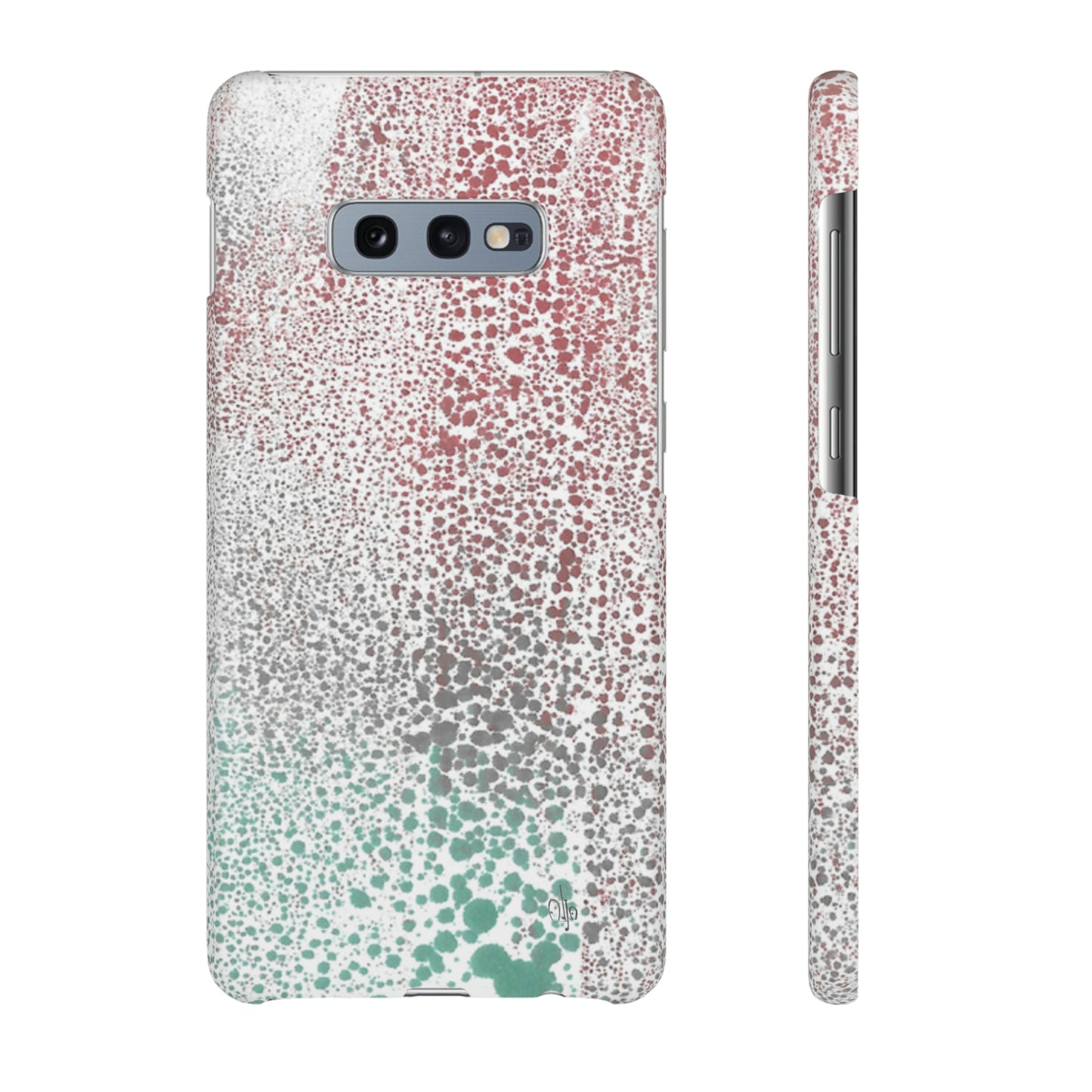 iPhone Samsung Galaxy Pixel5G Snap Case Phone Case Gradient Drip - Alja Design