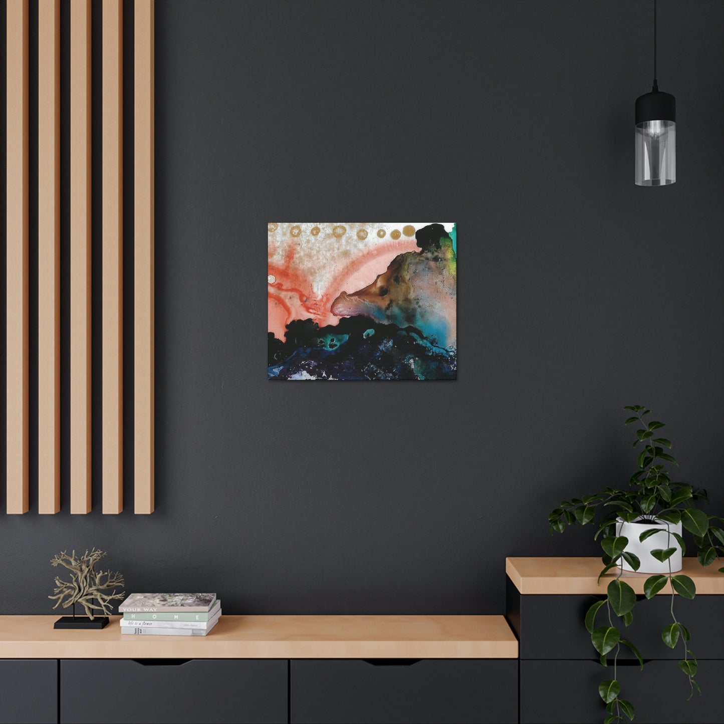 Inner Space 14 Canvas Print - Alja Design