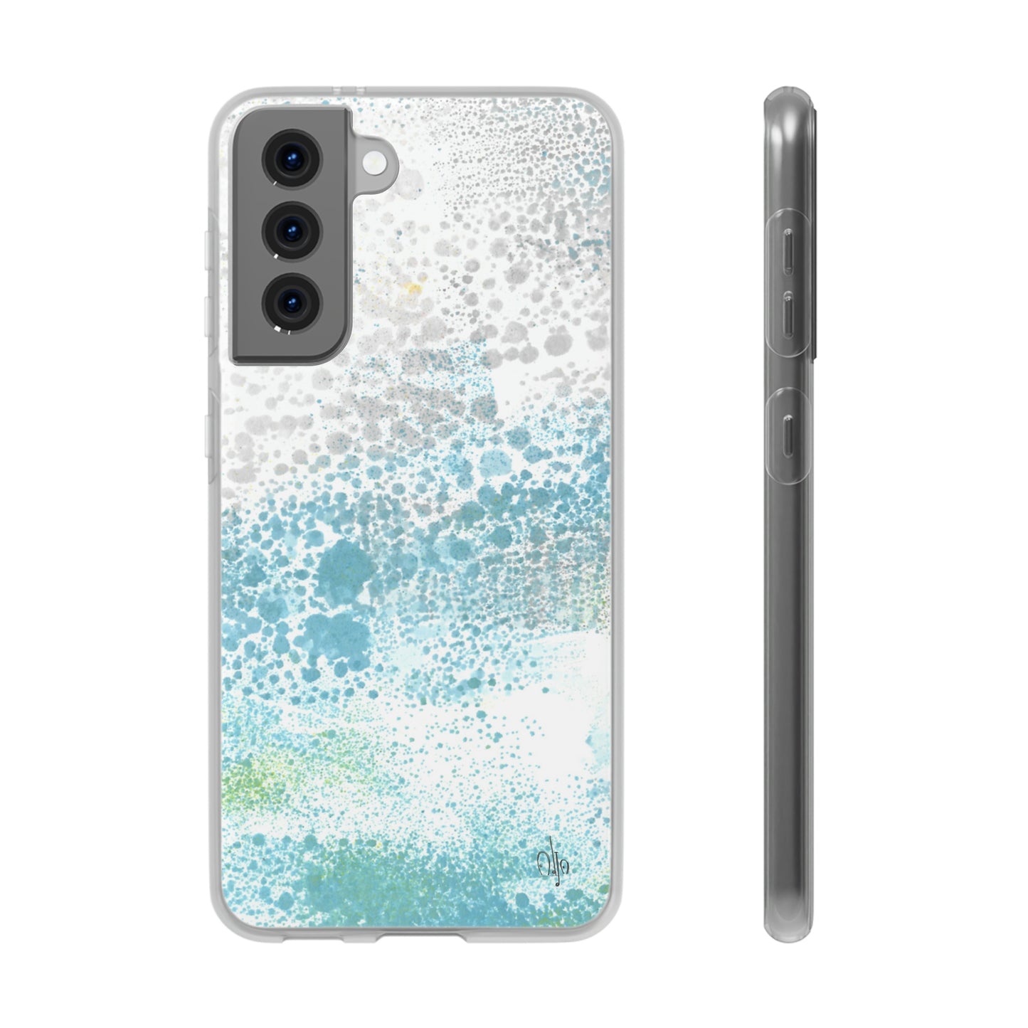 iPhone and Samsung Galaxy Flexi Phone Case Gentle Rain - Alja Design