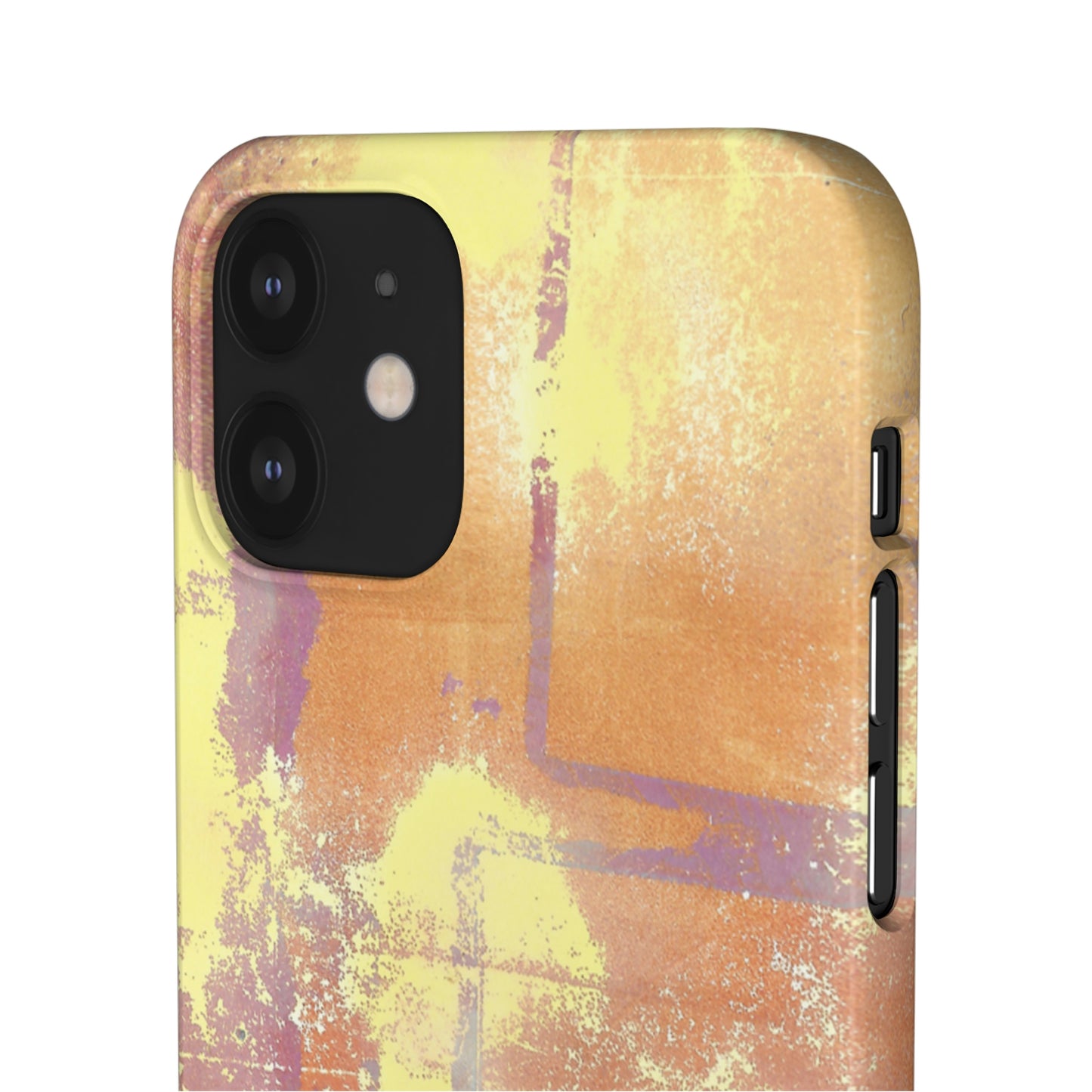 iPhone Samsung Galaxy Pixel5G Snap Case Phone Case Passionate Orange - Alja Design
