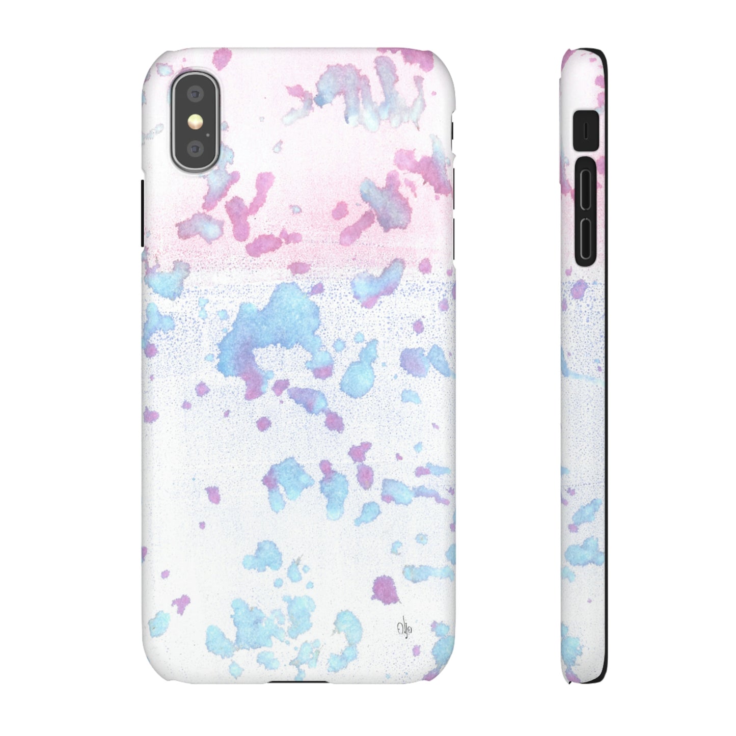 iPhone Samsung Galaxy Pixel5G Snap Case Phone Case Mineral Splashes - Alja Design