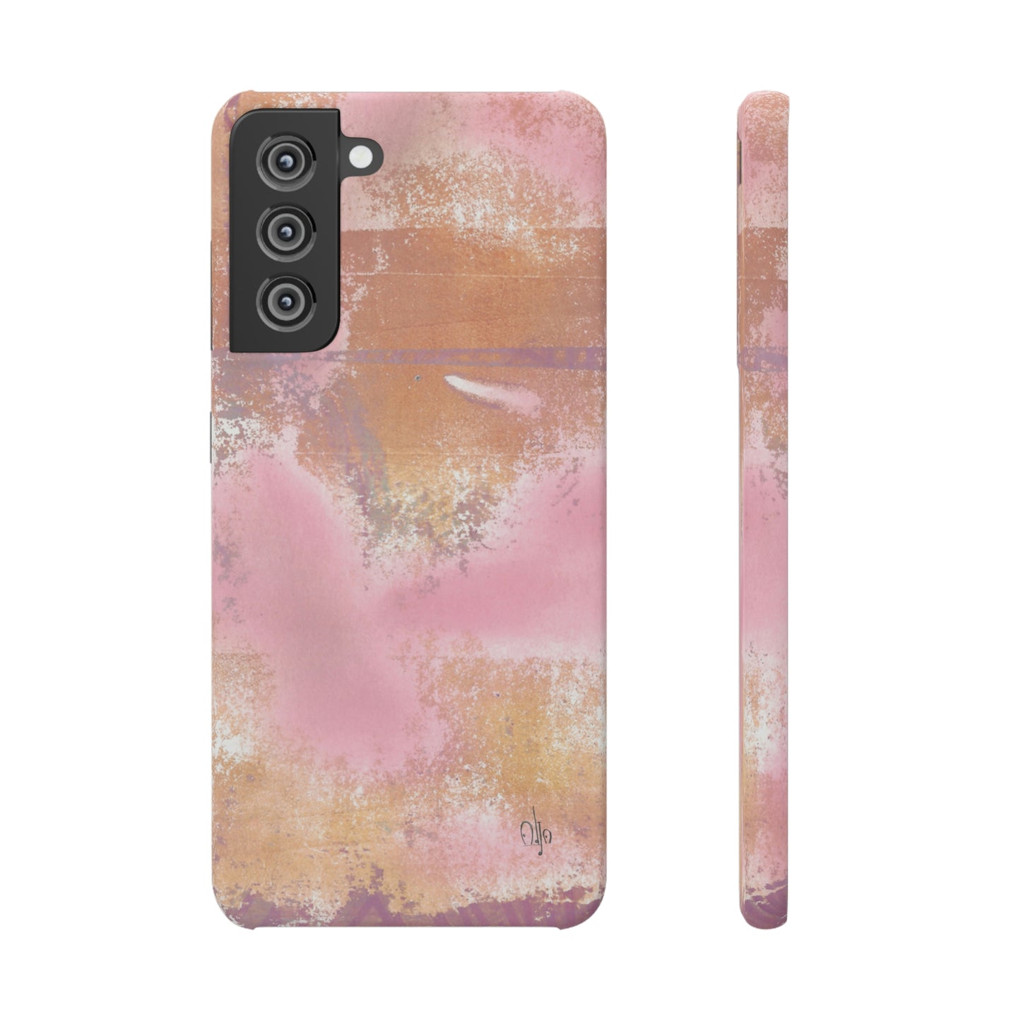iPhone Samsung Galaxy Pixel5G Snap Case Phone Case Passionate Pink - Alja Design