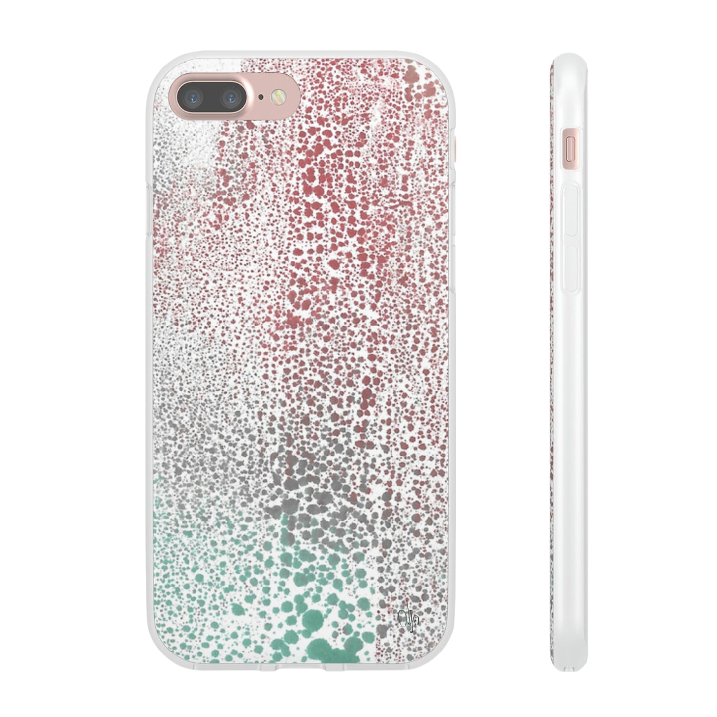 iPhone and Samsung Galaxy Flexi Phone Case Gradient Drip - Alja Design