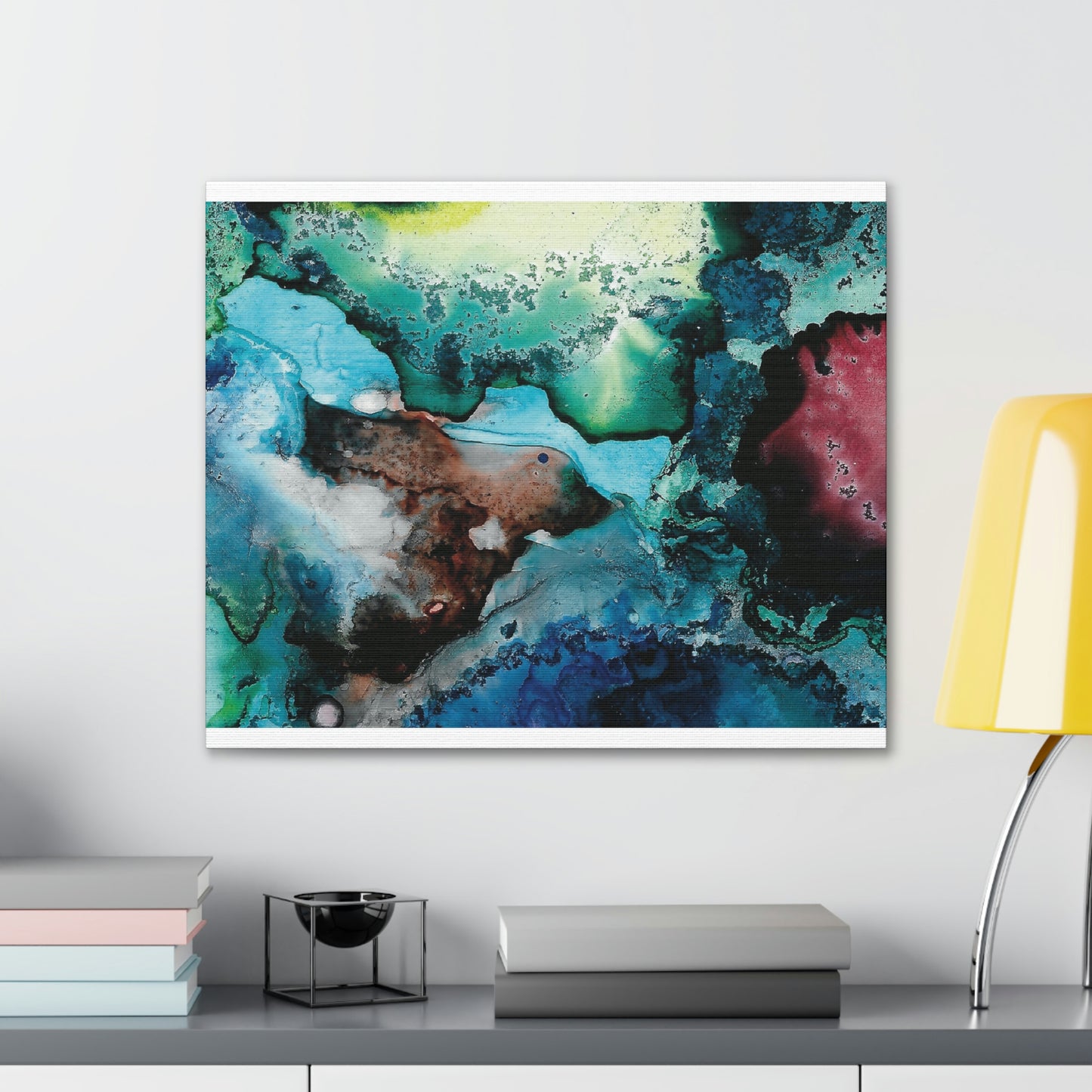 Inner Space 18 Canvas Print - Alja Design