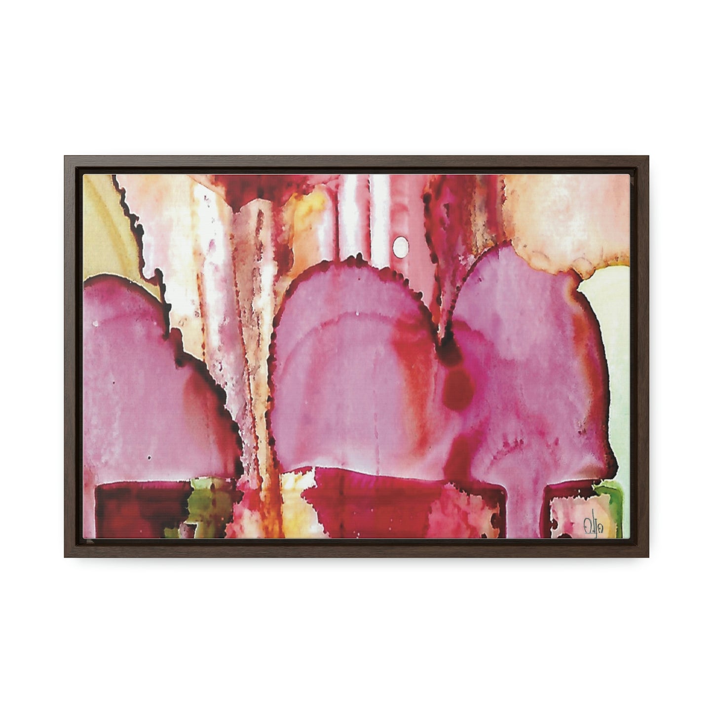 Off the Grid 1 Framed Canvas Print - Alja Design