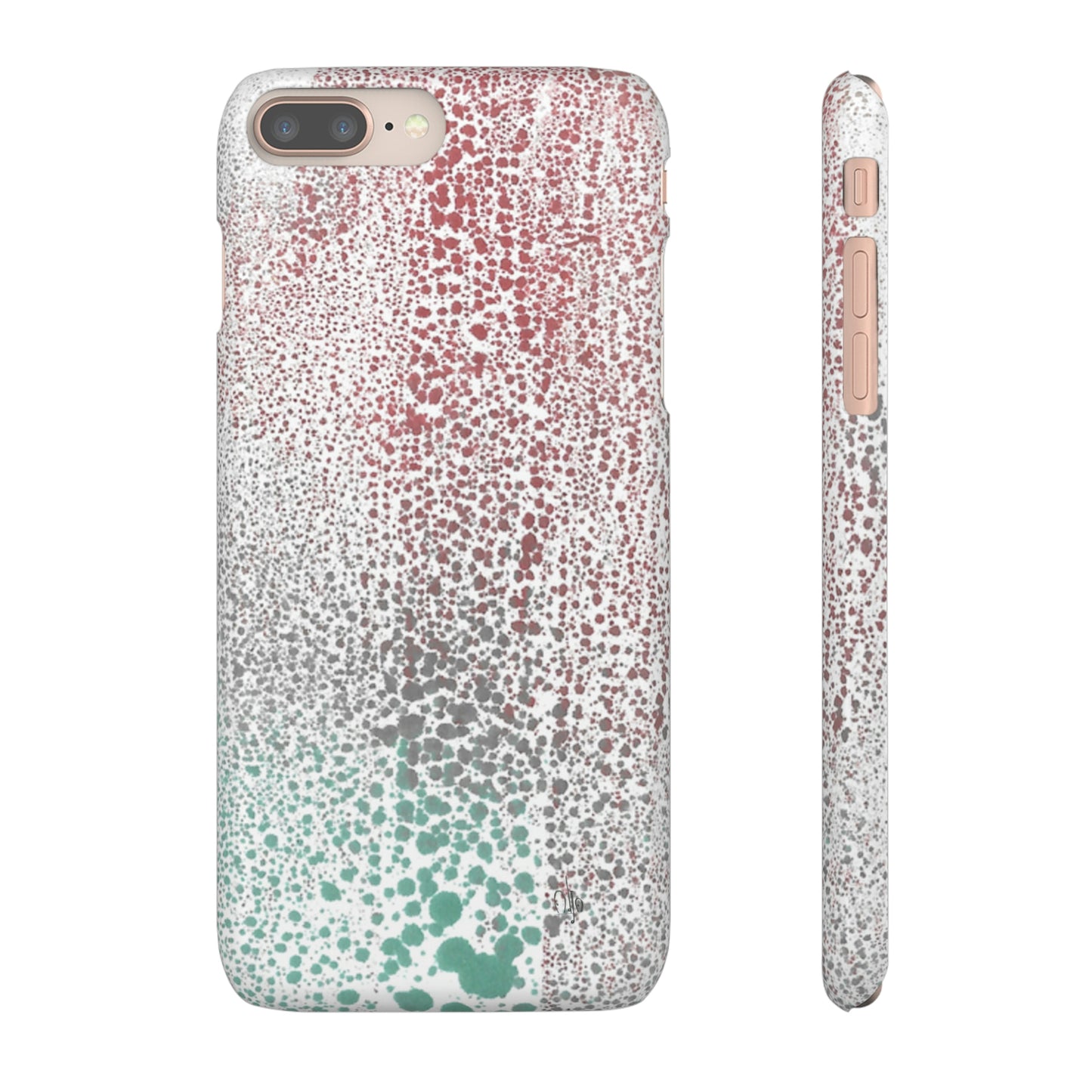iPhone Samsung Galaxy Pixel5G Snap Case Phone Case Gradient Drip - Alja Design