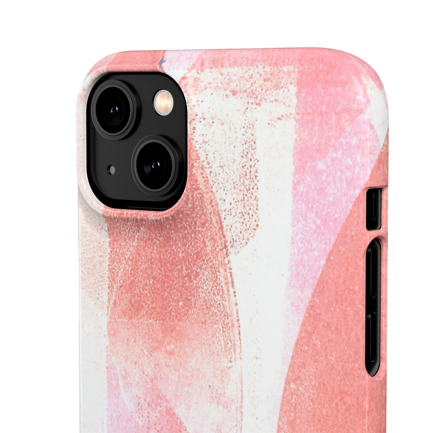 iPhone Samsung Galaxy Pixel5G Snap Case Phone Case Red Glass