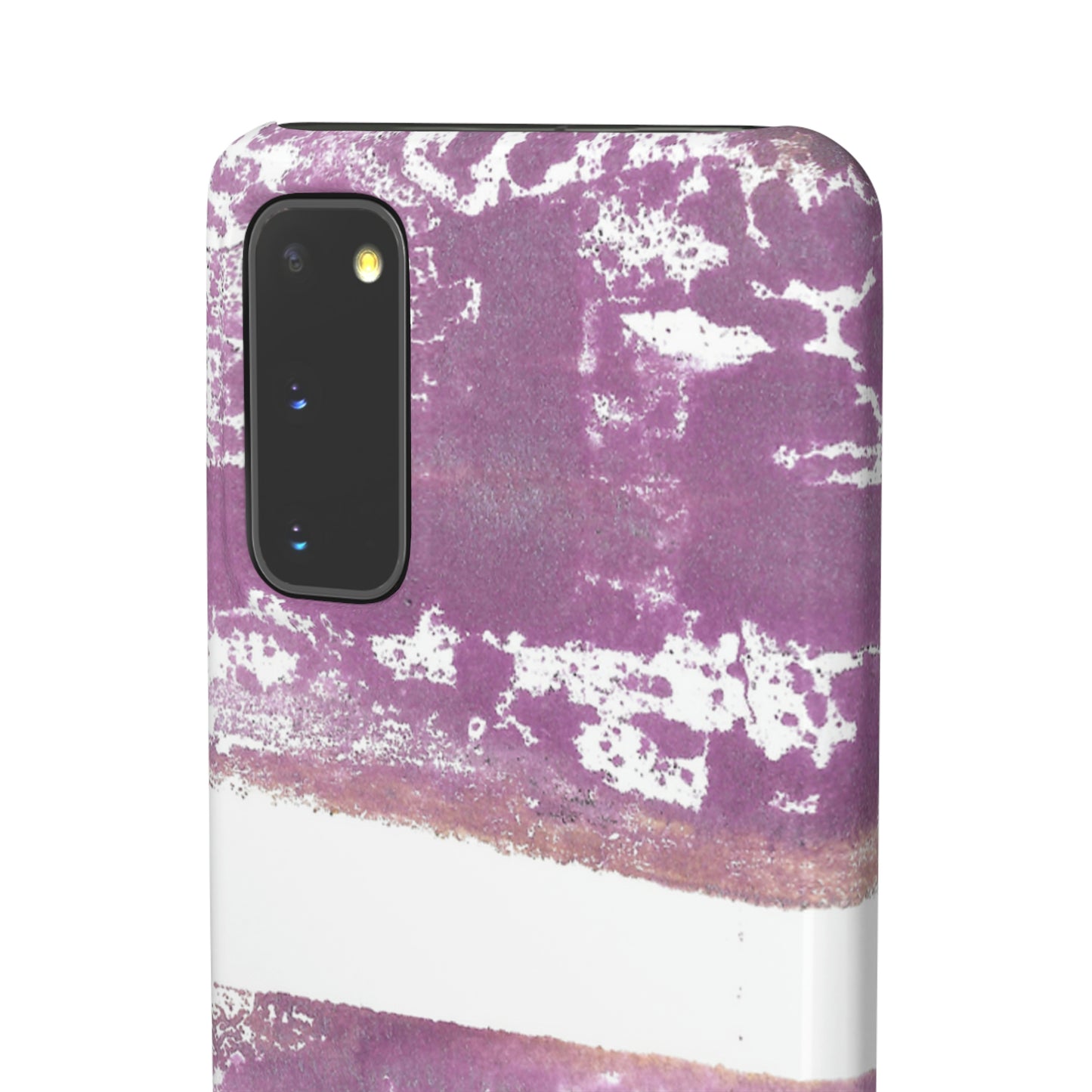 iPhone Samsung Galaxy Pixel5G Snap Case Phone Case Purple Horizon - Alja Design