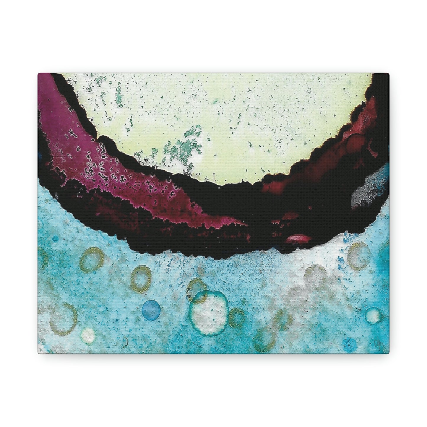 Inner Space 7 Canvas Print - Alja Design