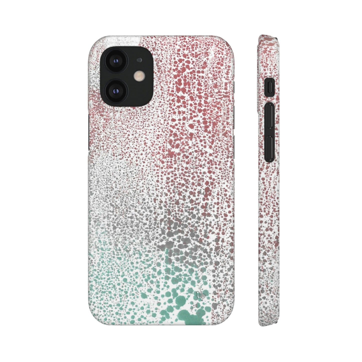 iPhone Samsung Galaxy Pixel5G Snap Case Phone Case Gradient Drip - Alja Design