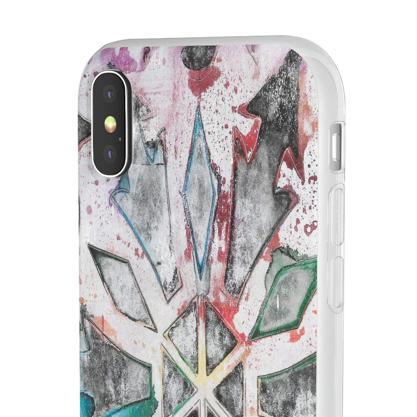 iPhone and Samsung Galaxy Flexi Phone Case Green Ice - Alja Design