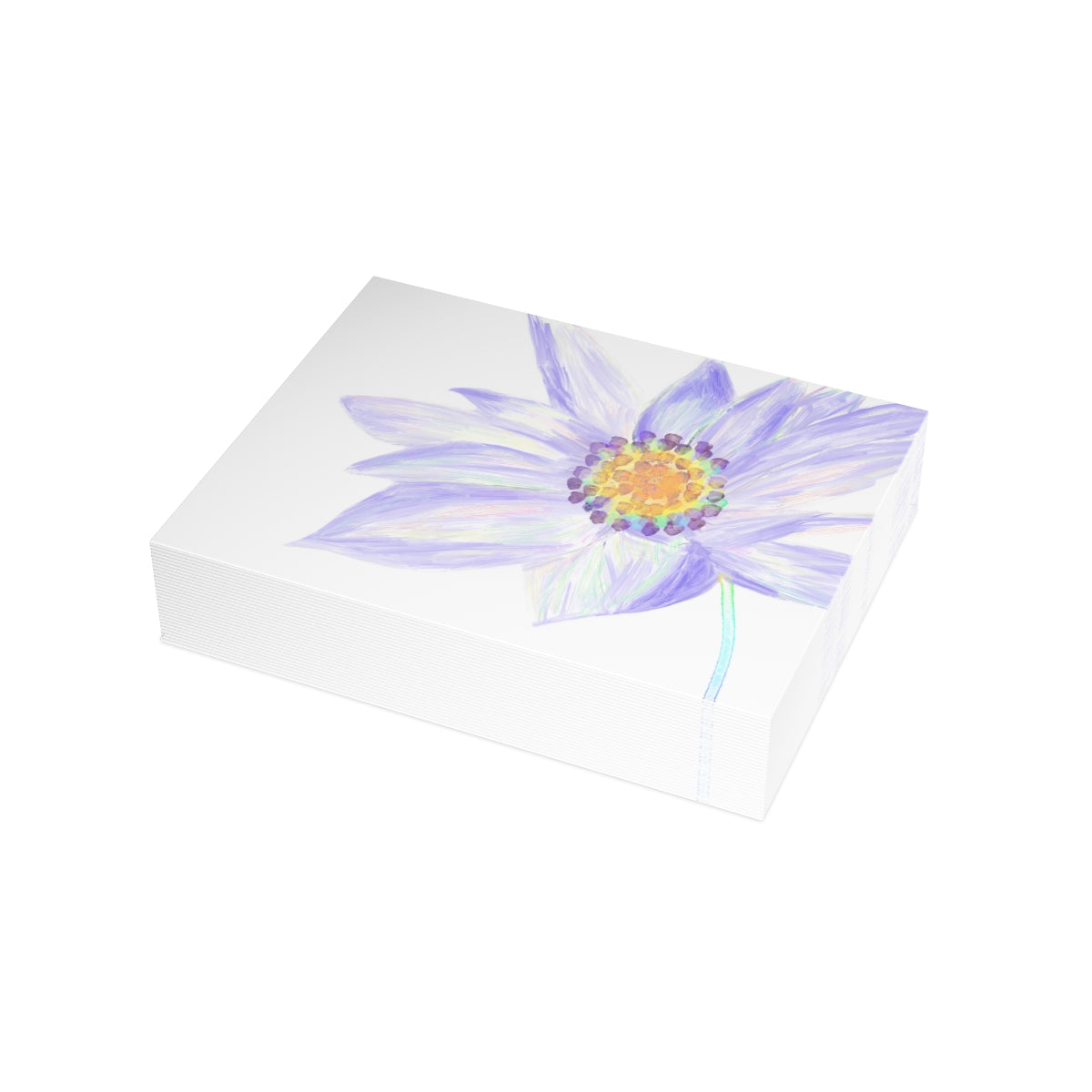 Clematis Folded Greeting Card