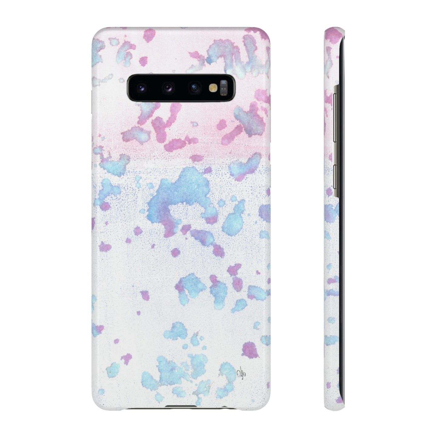 iPhone Samsung Galaxy Pixel5G Snap Case Phone Case Mineral Splashes - Alja Design