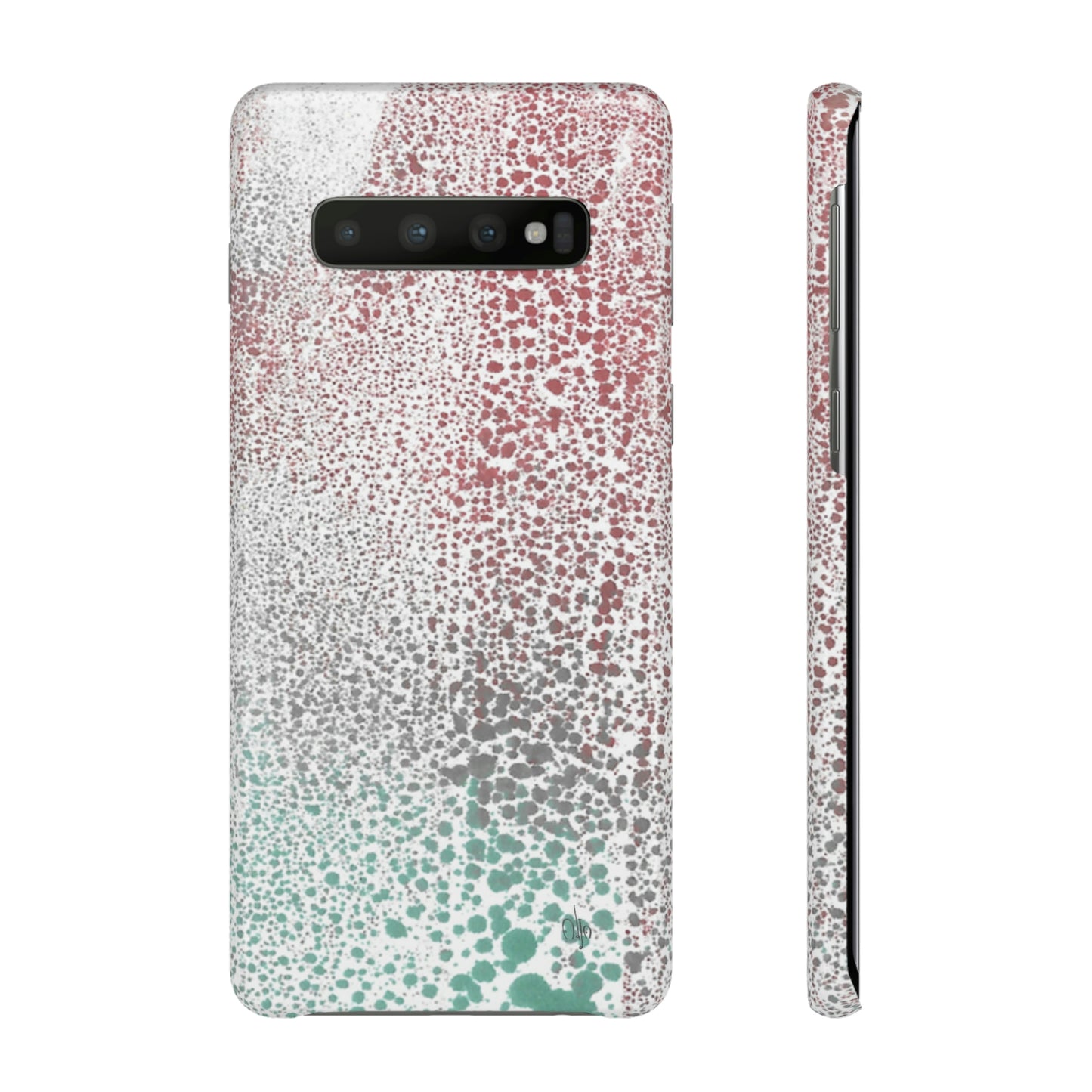 iPhone Samsung Galaxy Pixel5G Snap Case Phone Case Gradient Drip - Alja Design