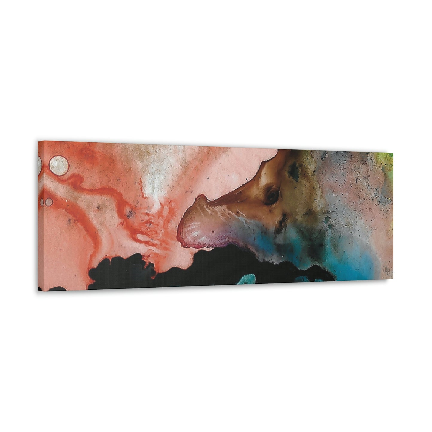 Inner Space 14 Canvas Print - Alja Design