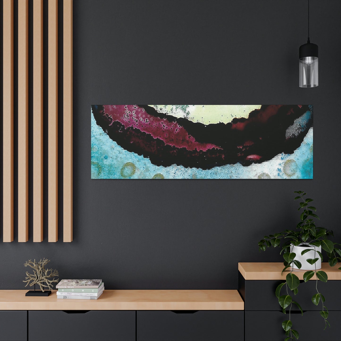 Inner Space 7 Canvas Print - Alja Design