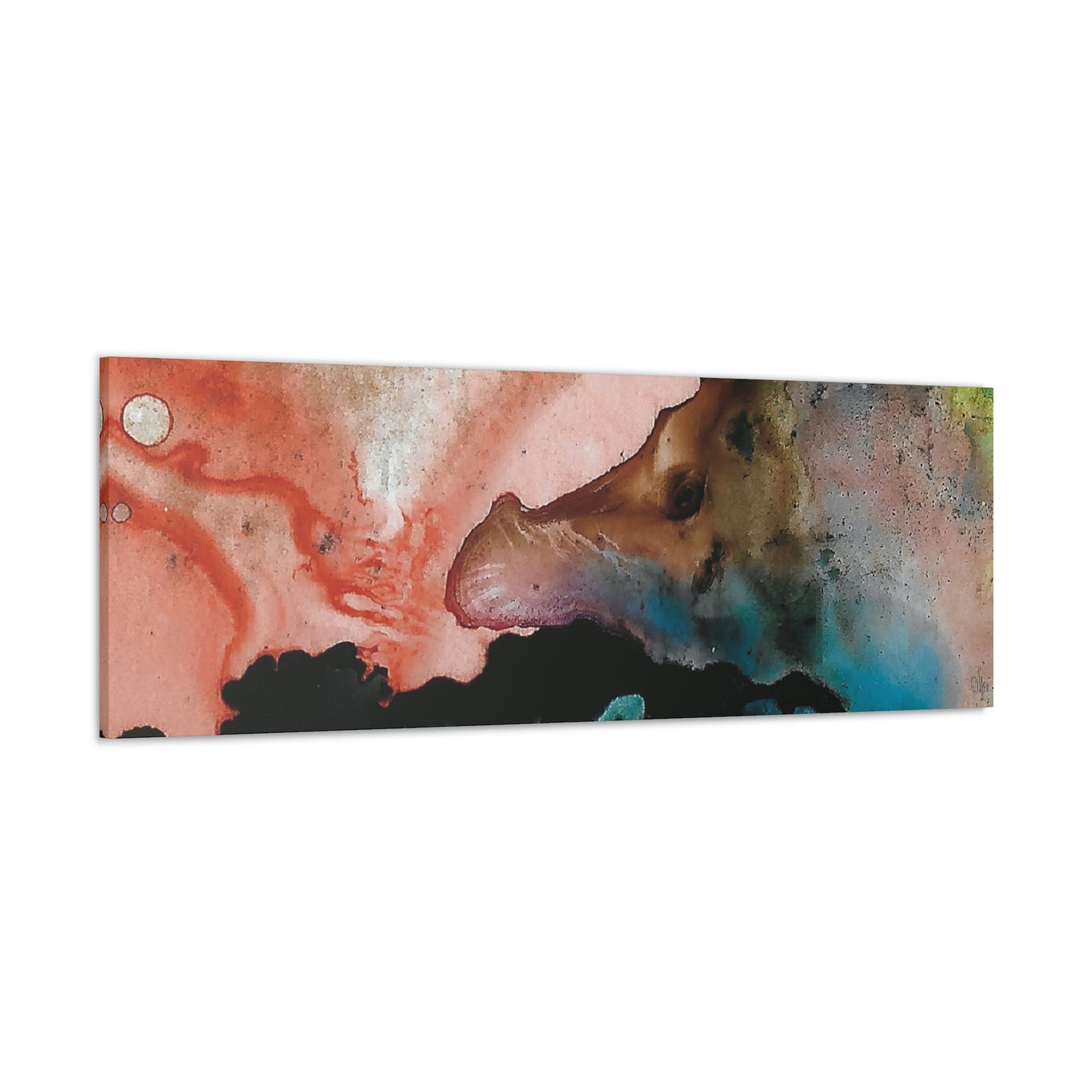 Inner Space 14 Canvas Print - Alja Design