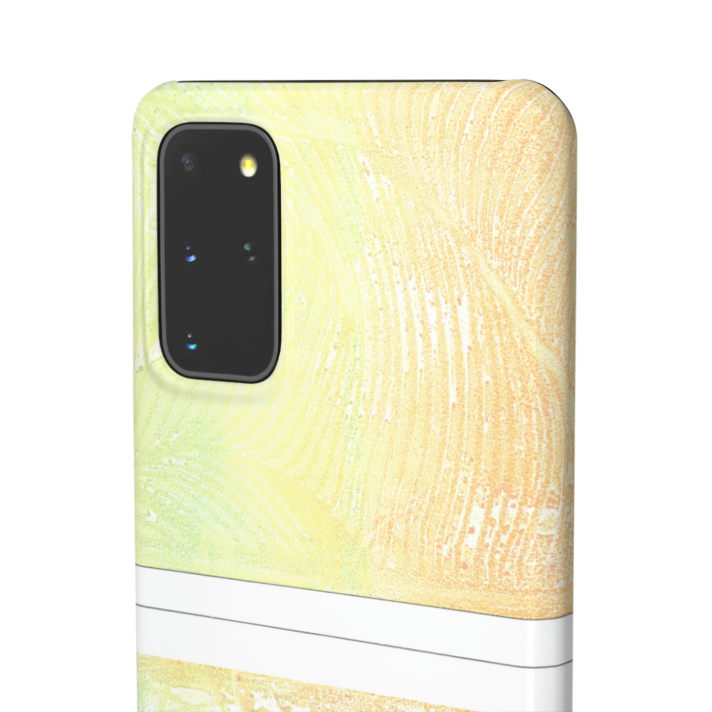 iPhone Samsung Galaxy Pixel5G Snap Case Phone Case Piña Colada with Tropical Waves - Alja Design