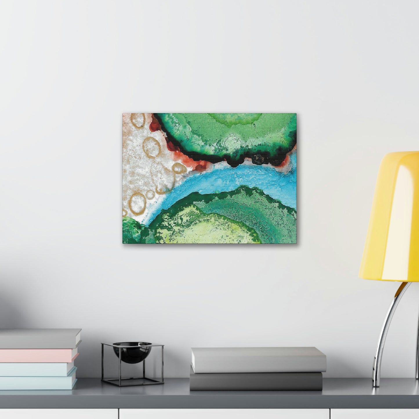 Inner Space 12 Canvas Print - Alja Design