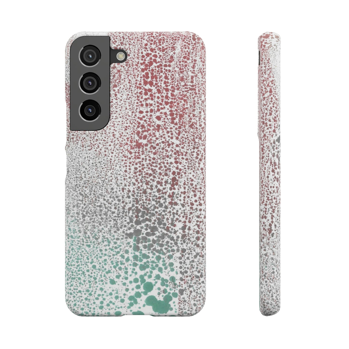 iPhone Samsung Galaxy Pixel5G Snap Case Phone Case Gradient Drip - Alja Design