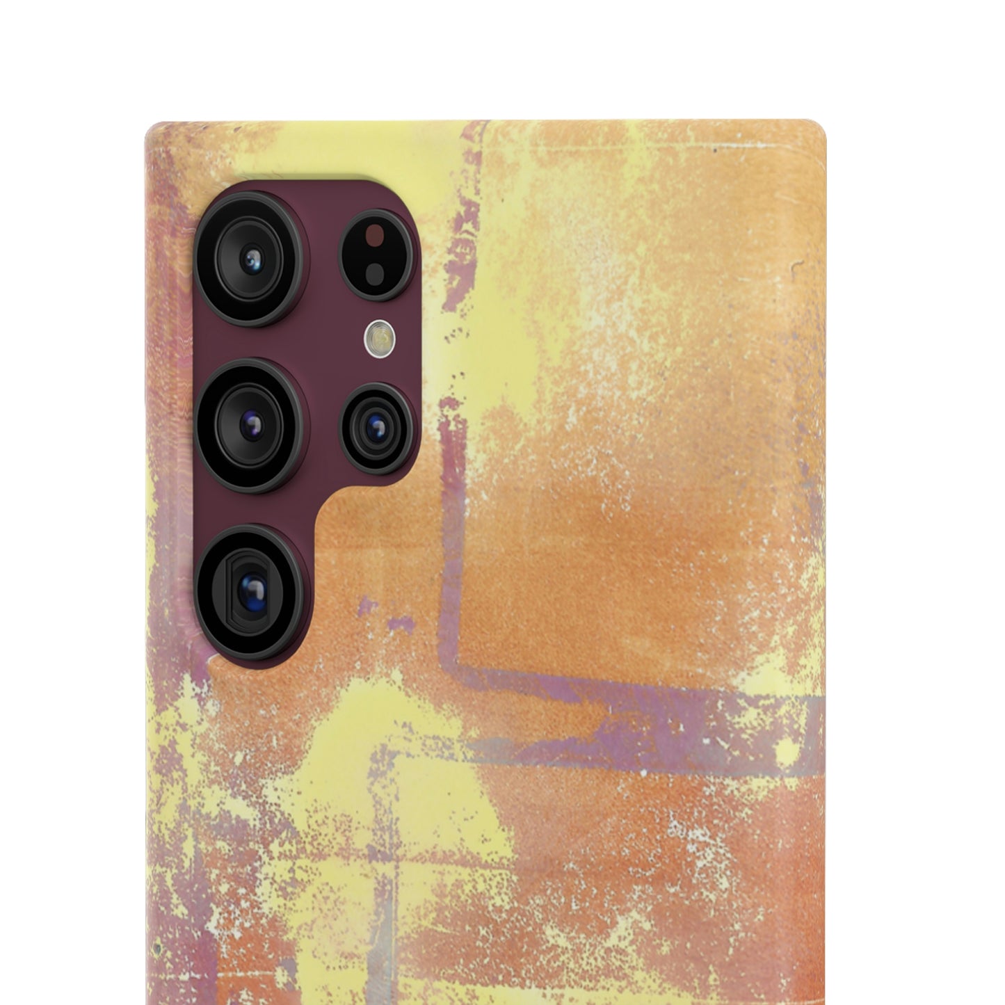 iPhone Samsung Galaxy Pixel5G Snap Case Phone Case Passionate Orange - Alja Design