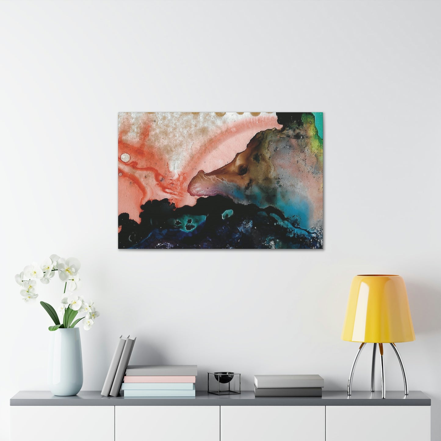 Inner Space 14 Canvas Print - Alja Design
