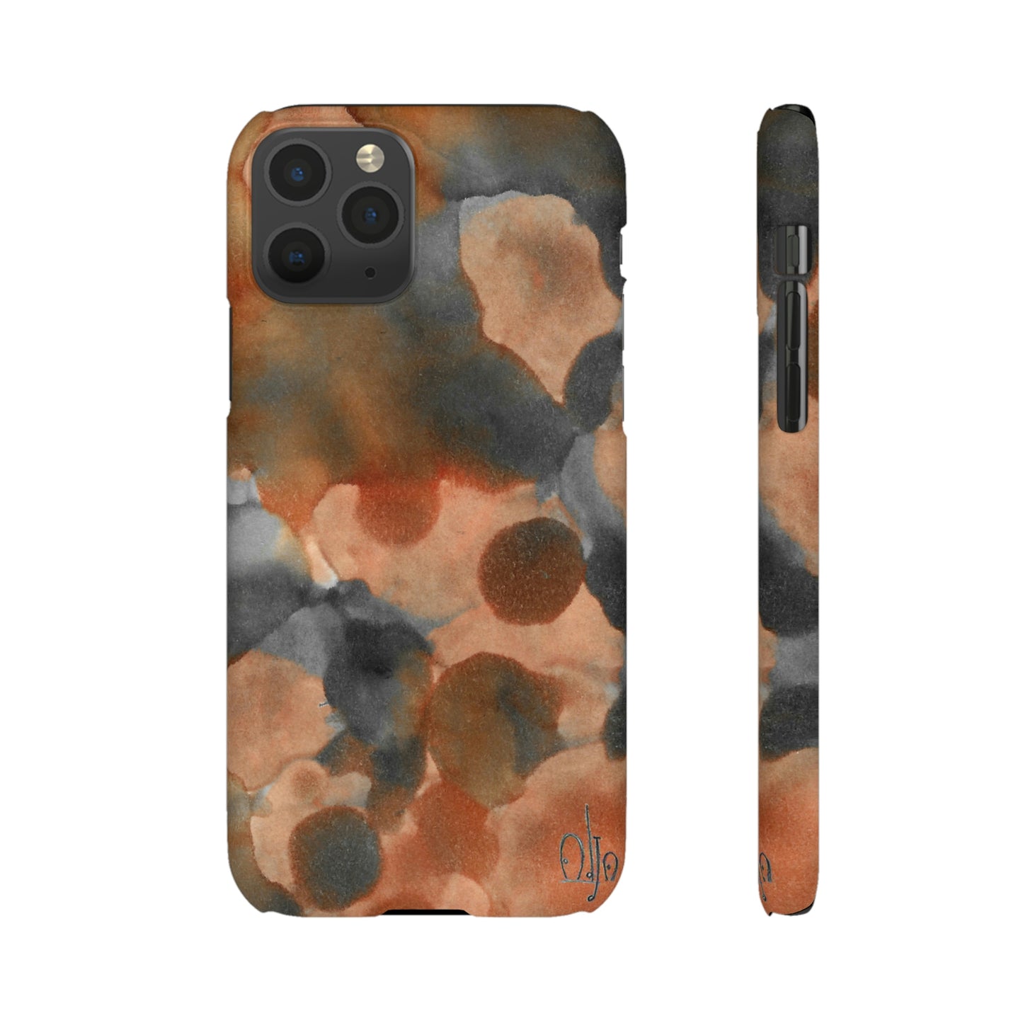 iPhone Samsung Galaxy Pixel5G Snap Case Phone Case Cool Magma - Alja Design