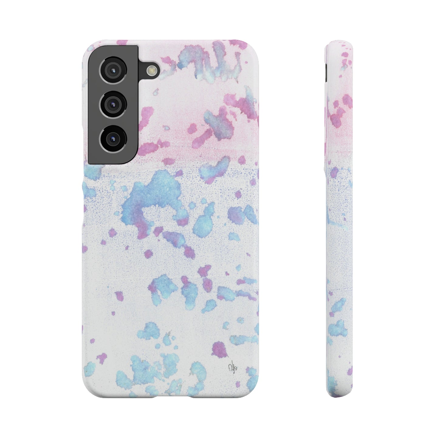 iPhone Samsung Galaxy Pixel5G Snap Case Phone Case Mineral Splashes - Alja Design
