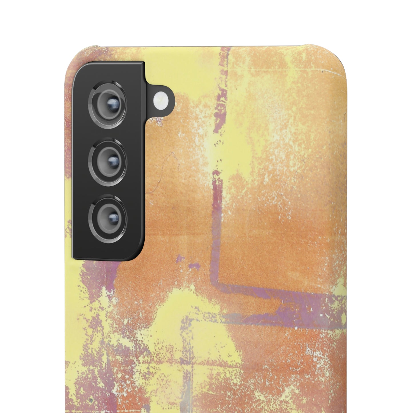 iPhone Samsung Galaxy Pixel5G Snap Case Phone Case Passionate Orange - Alja Design