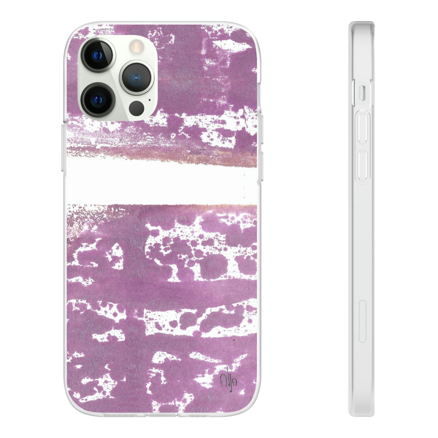 iPhone and Samsung Galaxy Flexi Phone Case Purple Horizon - Alja Design