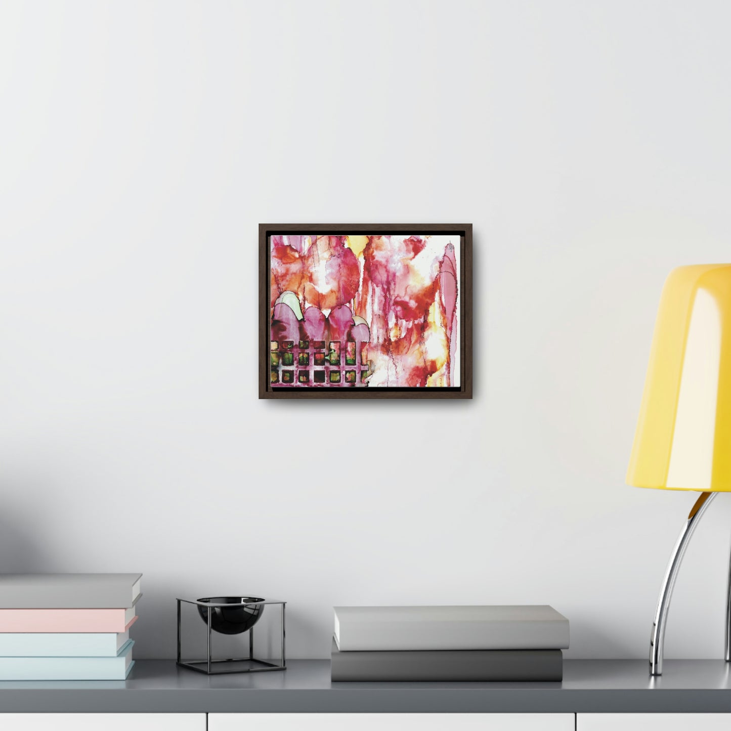 Off the Grid 13 Framed Canvas Print - Alja Design