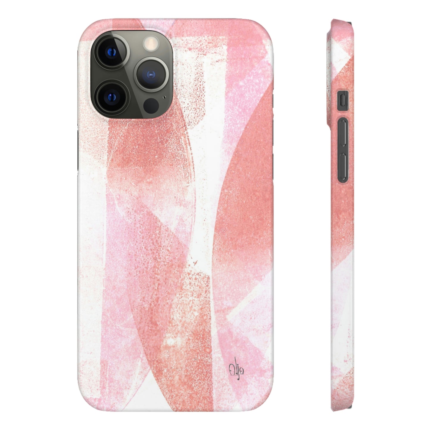 iPhone Samsung Galaxy Pixel5G Snap Case Phone Case Red Glass