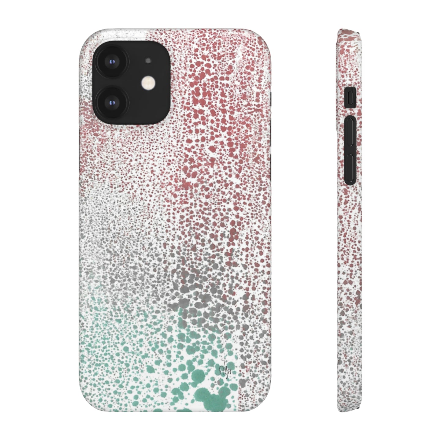iPhone Samsung Galaxy Pixel5G Snap Case Phone Case Gradient Drip - Alja Design