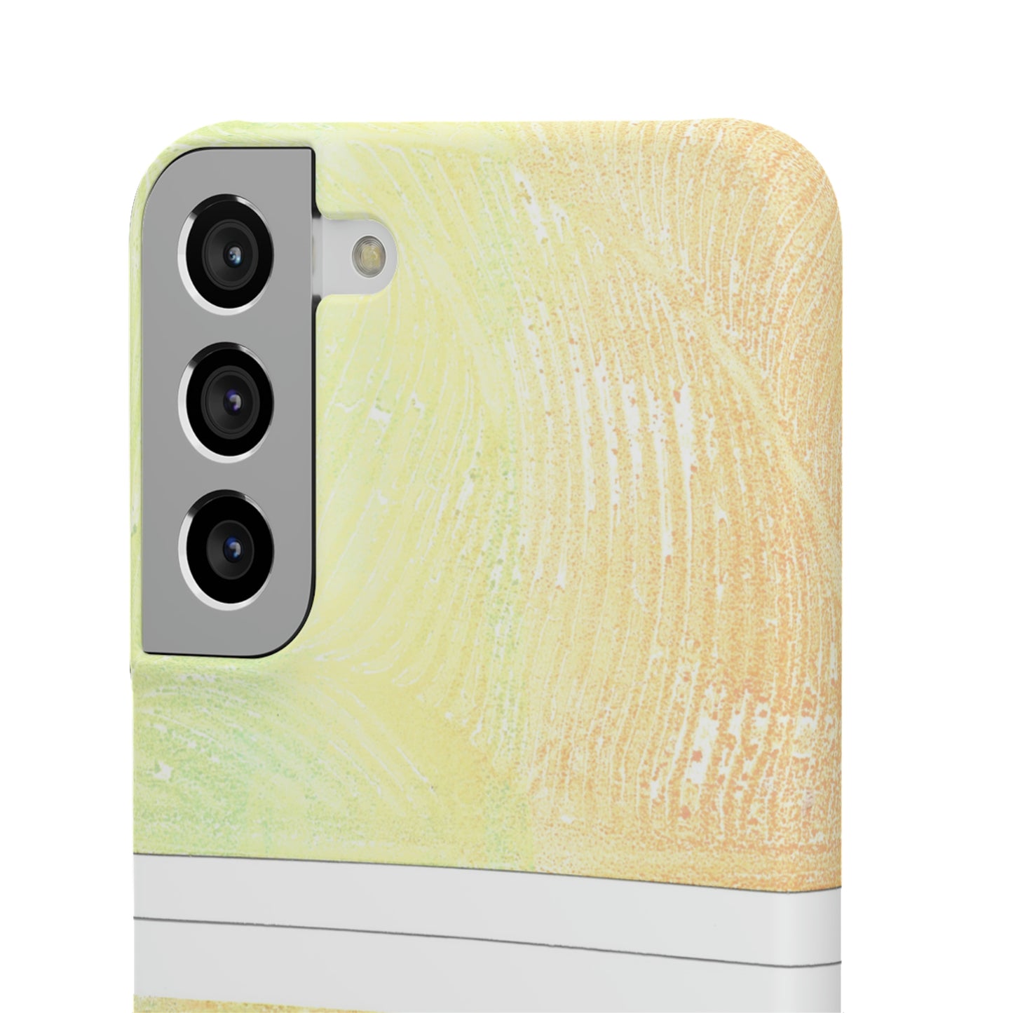 iPhone Samsung Galaxy Pixel5G Snap Case Phone Case Piña Colada with Tropical Waves - Alja Design