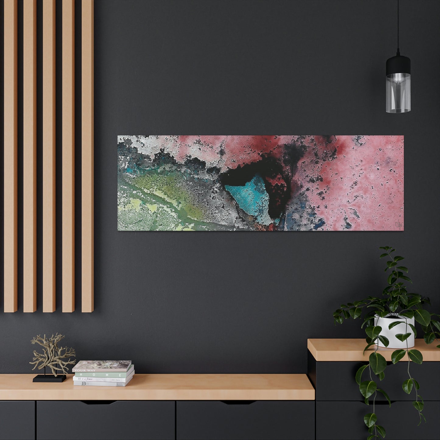 Inner Space 15 Canvas Print - Alja Design