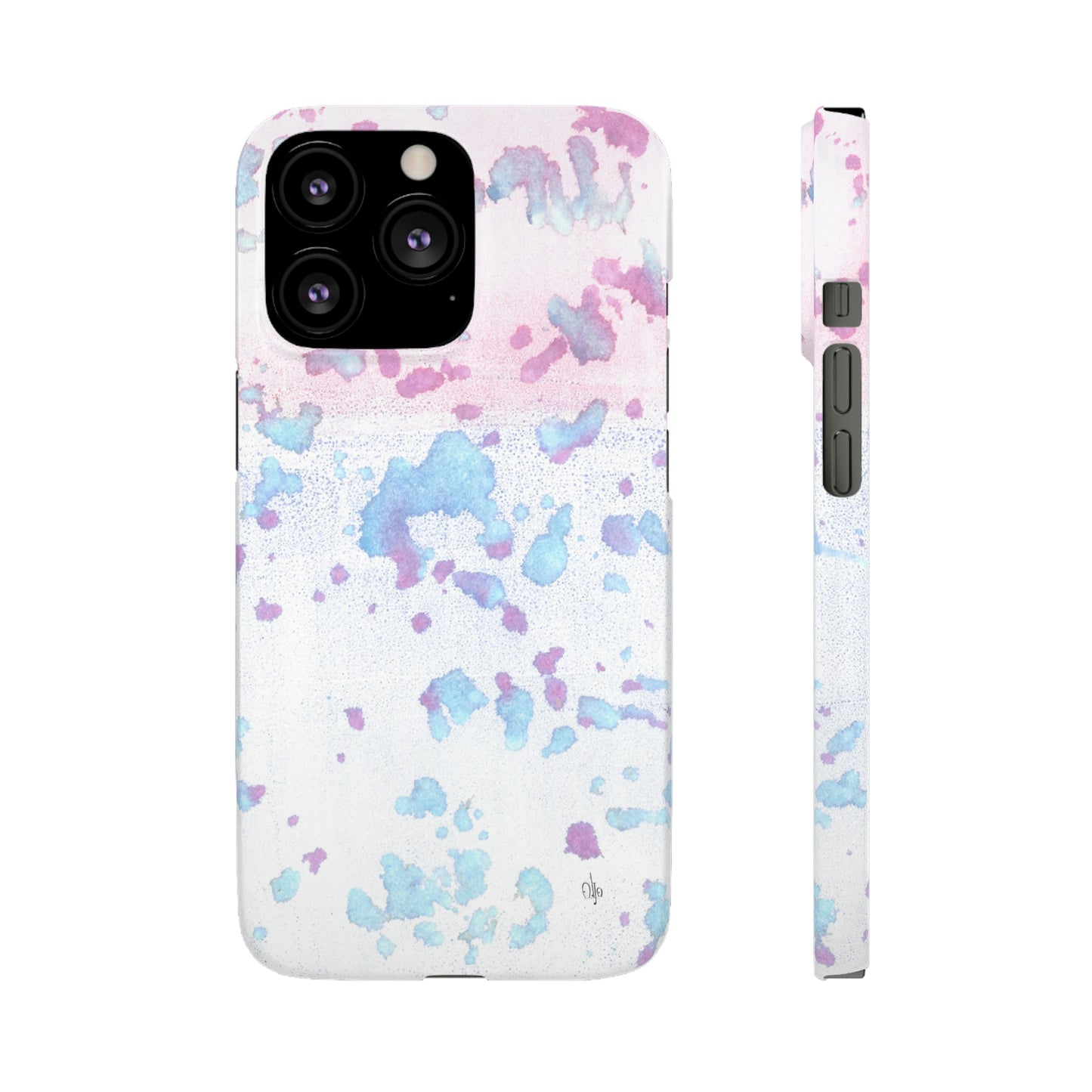 iPhone Samsung Galaxy Pixel5G Snap Case Phone Case Mineral Splashes - Alja Design