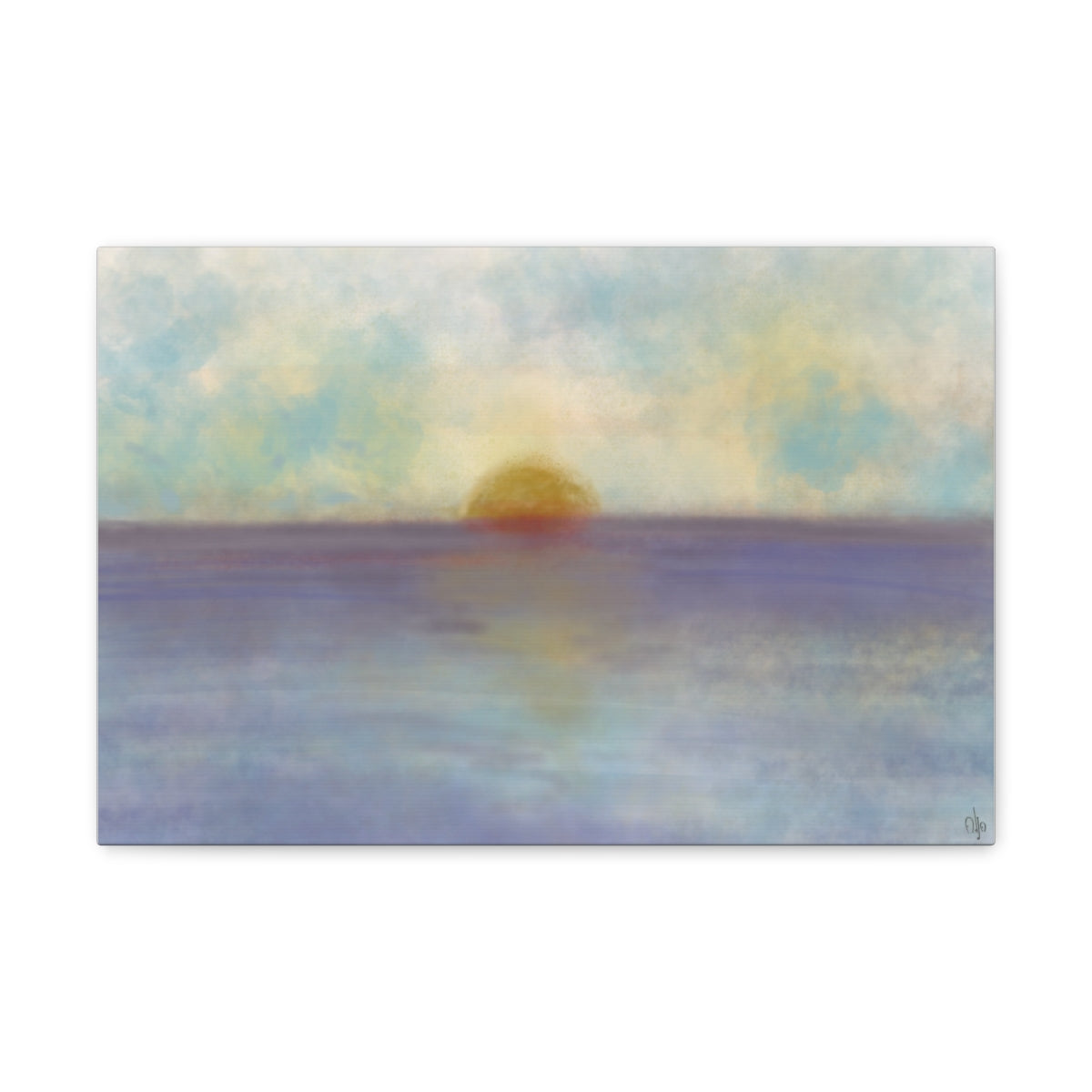 Abstract Coastal Canvas Prints