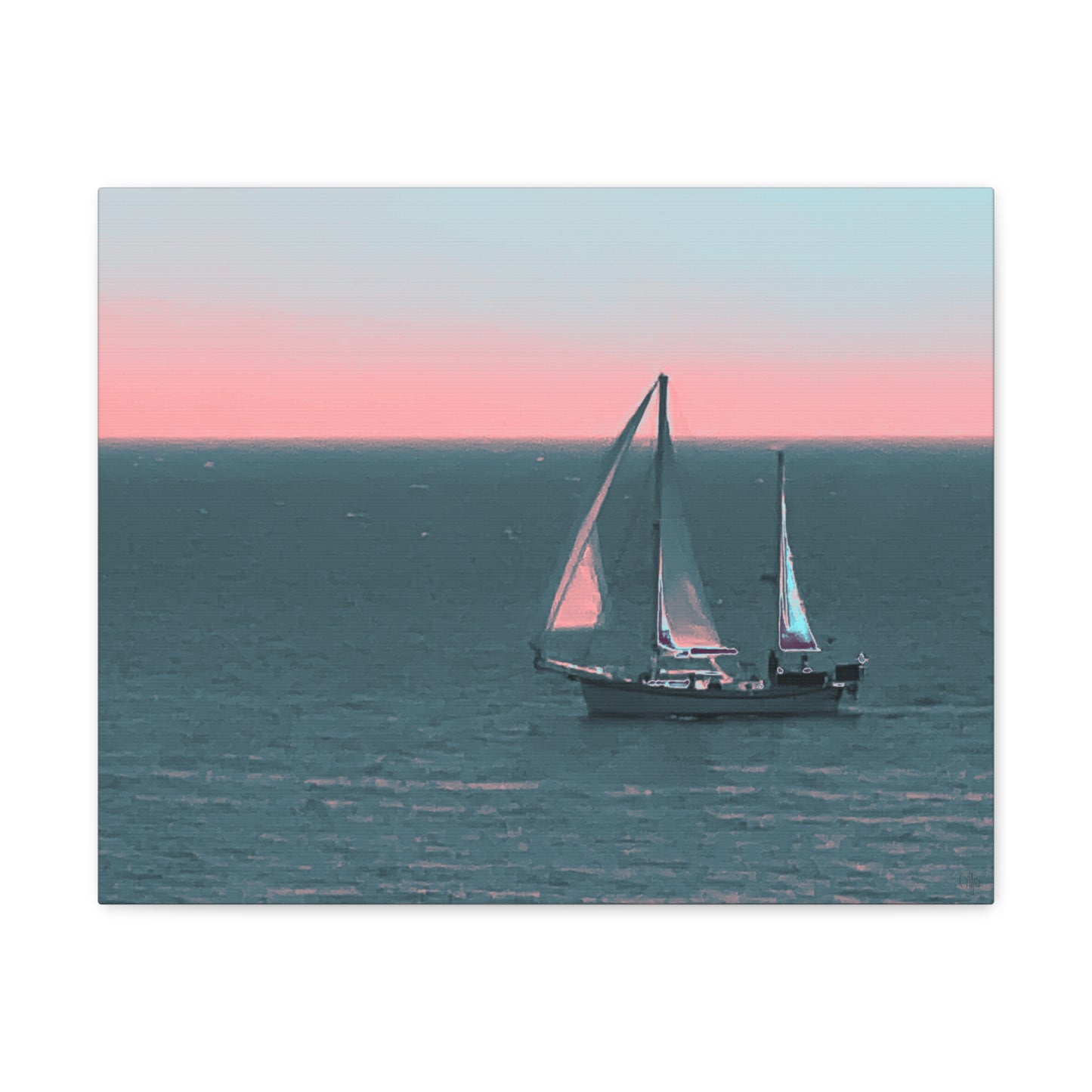 Way to Horizon Canvas Print