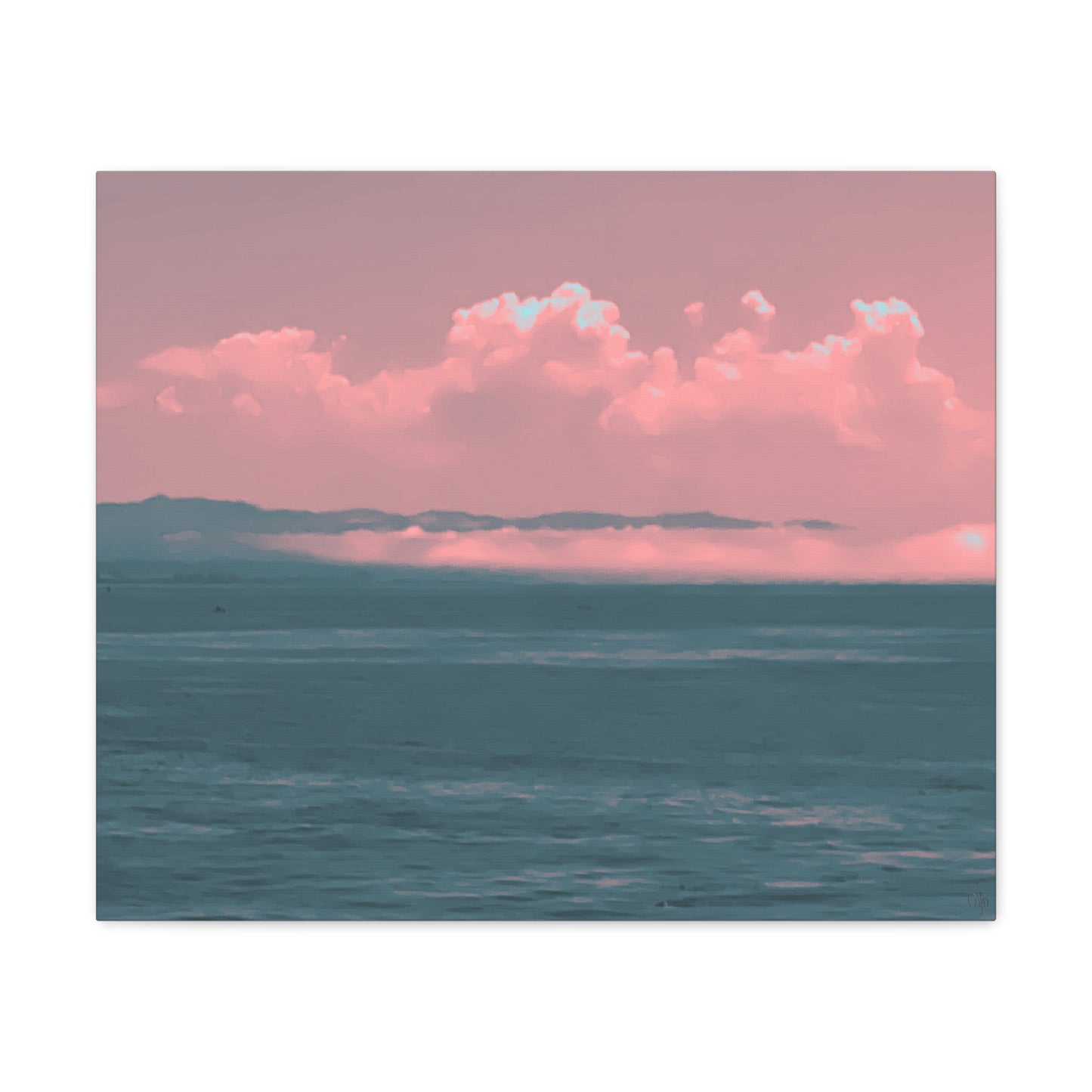 Croco-Cloud Canvas Print