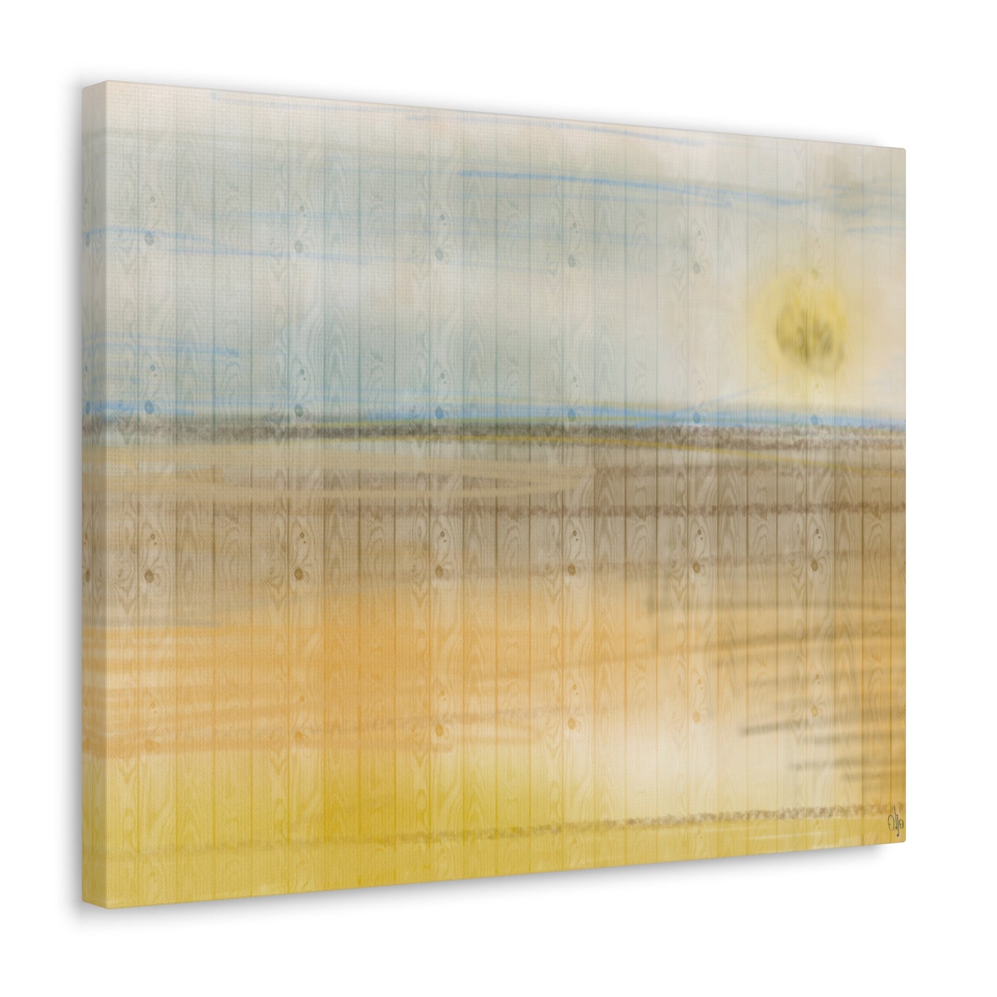 Abstract Coastal 3 Canvas Print