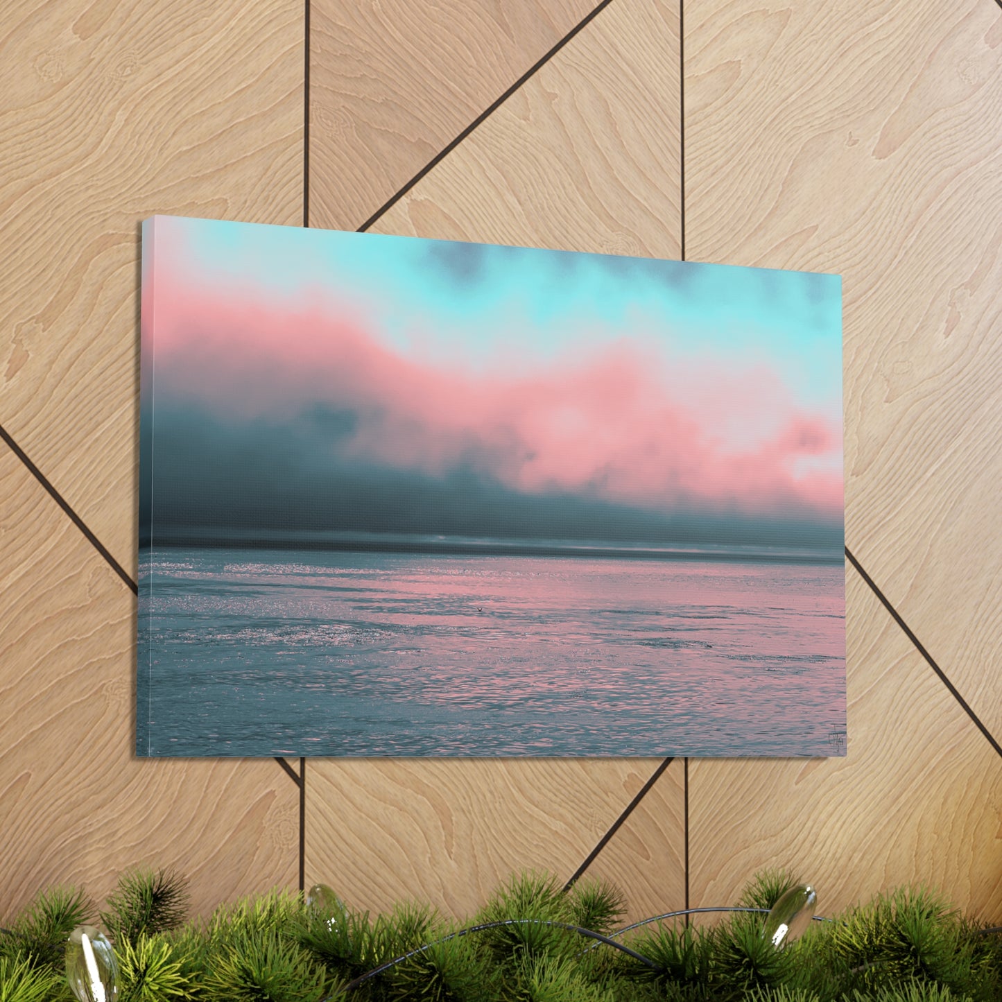 Electrifying Gradient Canvas Print