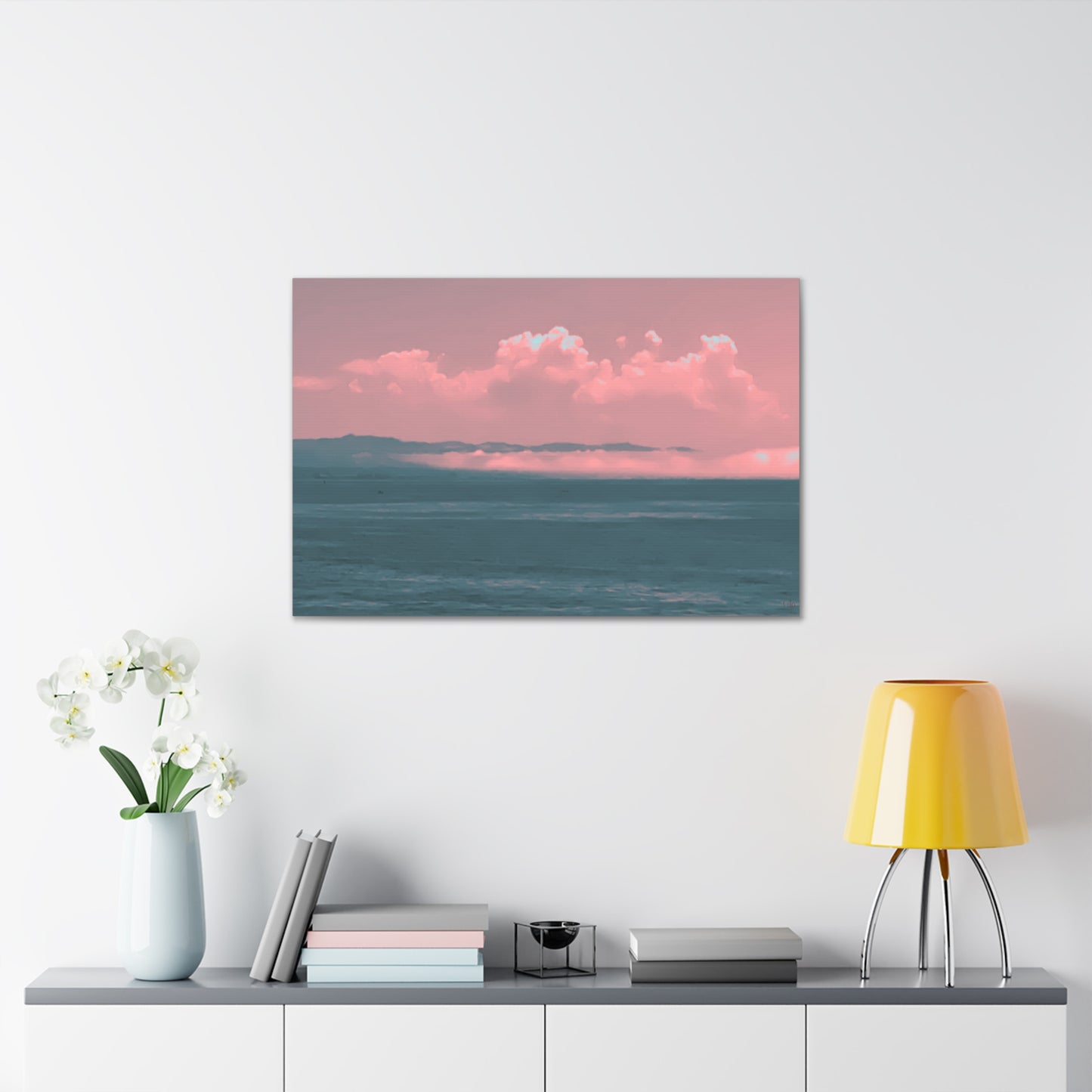 Croco-Cloud Canvas Print