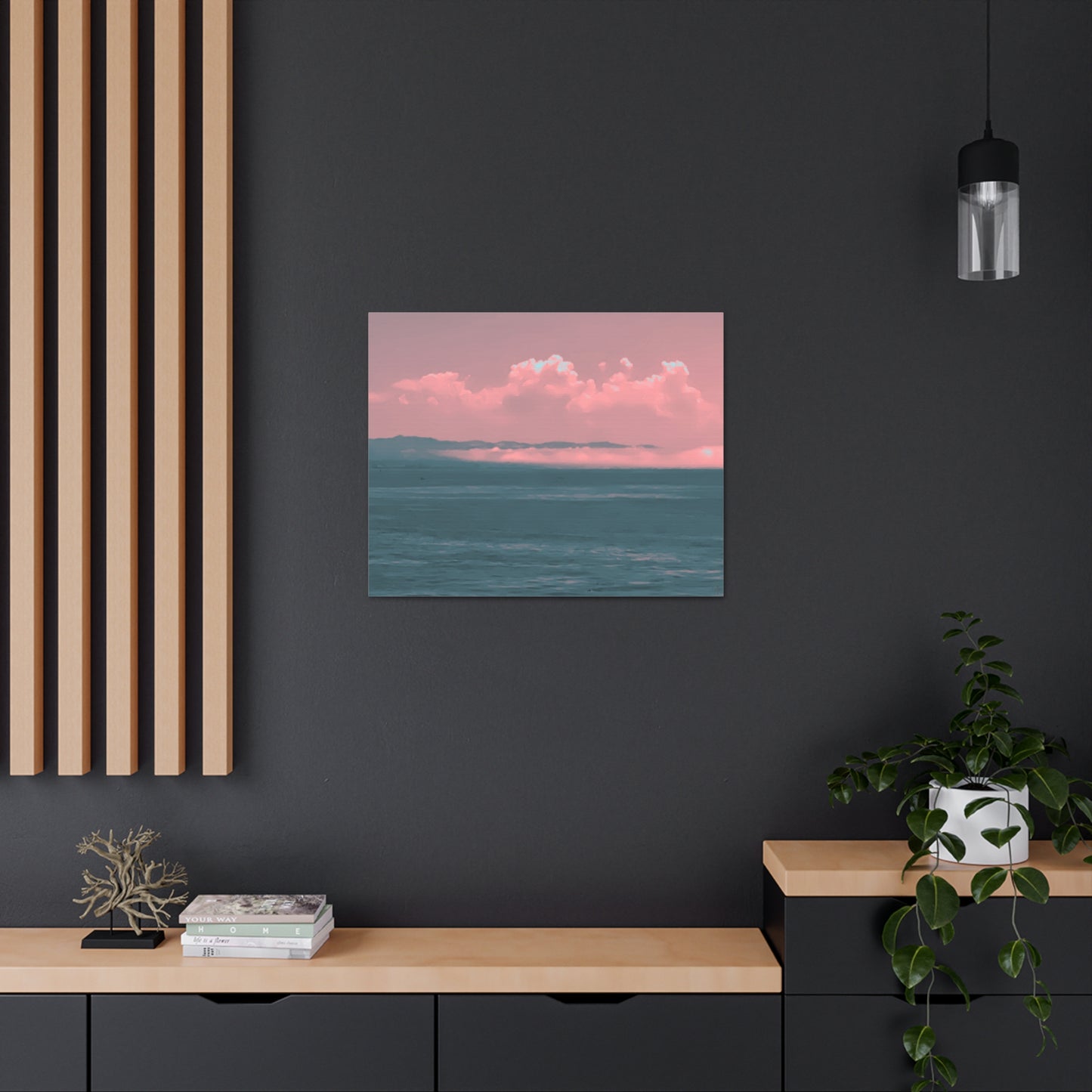 Croco-Cloud Canvas Print