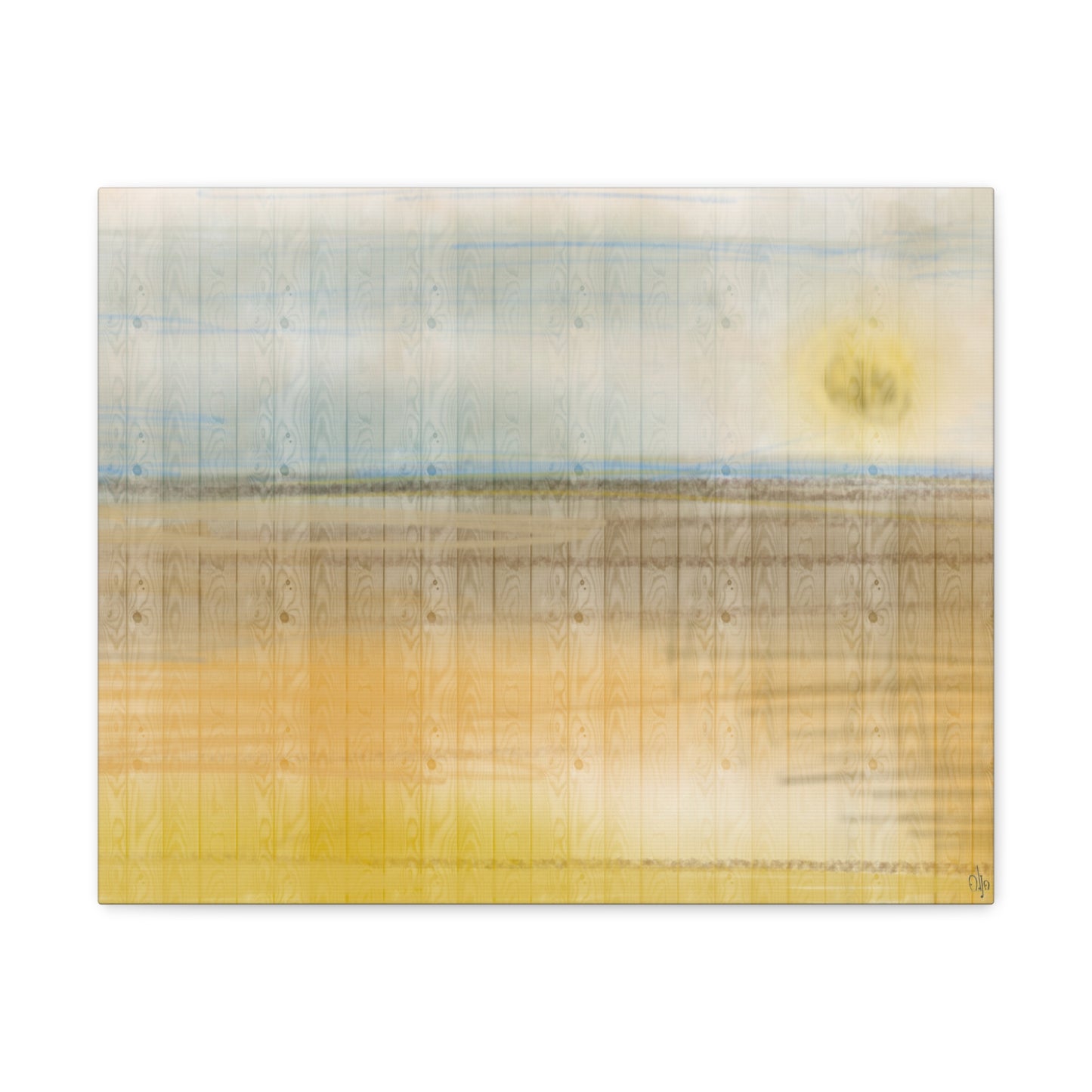 Abstract Coastal 3 Canvas Print