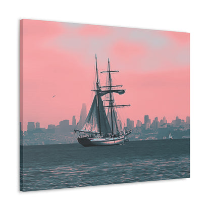 SF Bay Schooner Canvas Print