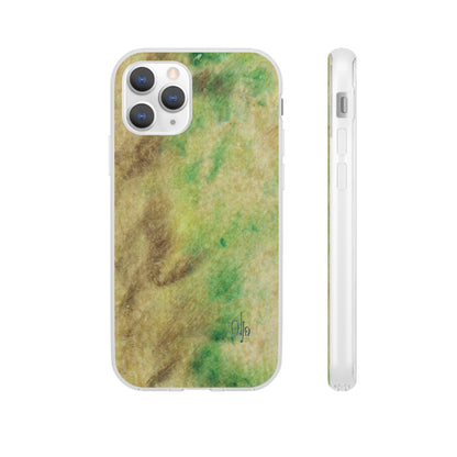 iPhone and Samsung Galaxy Flexi Phone Case Green Marble