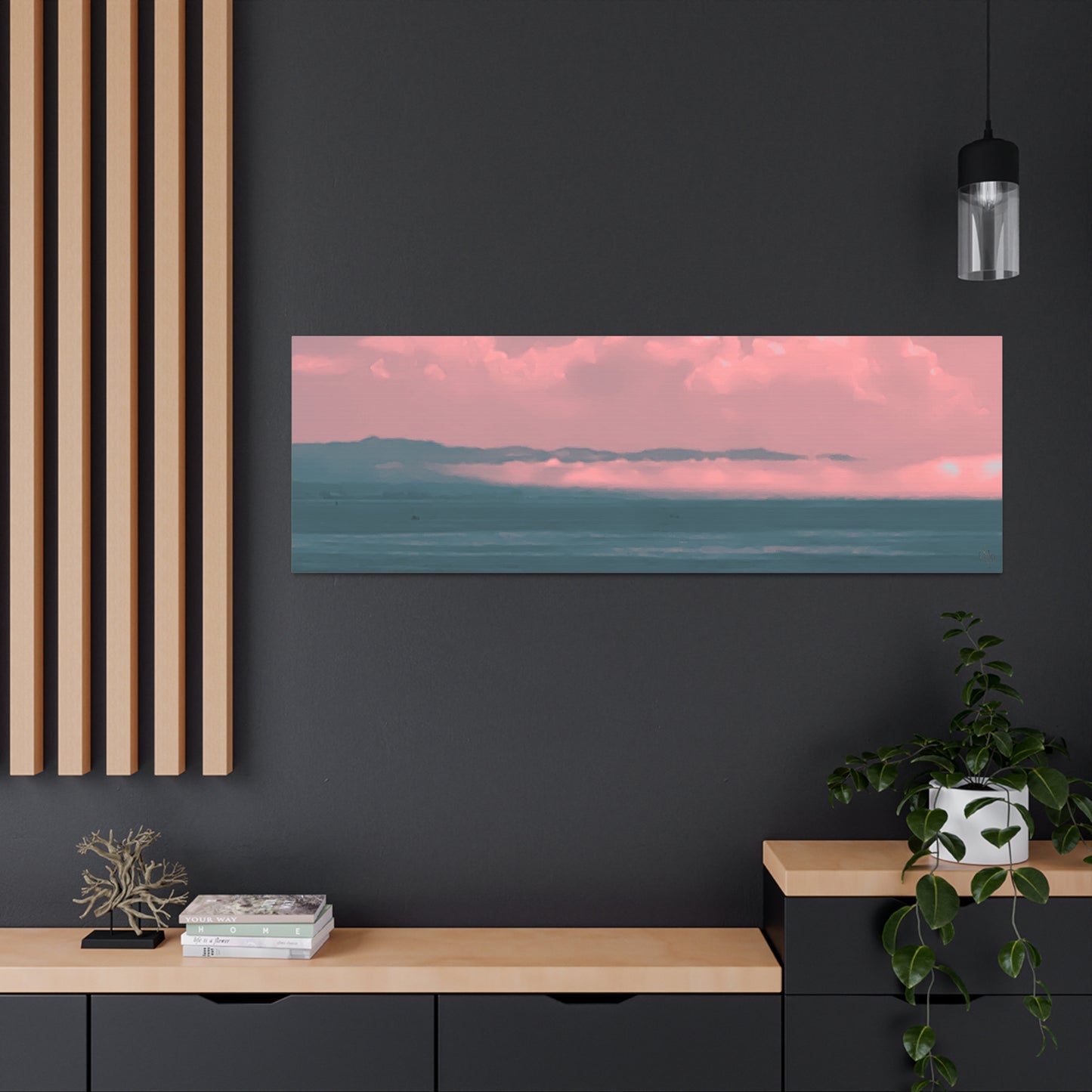 Croco-Cloud Canvas Print